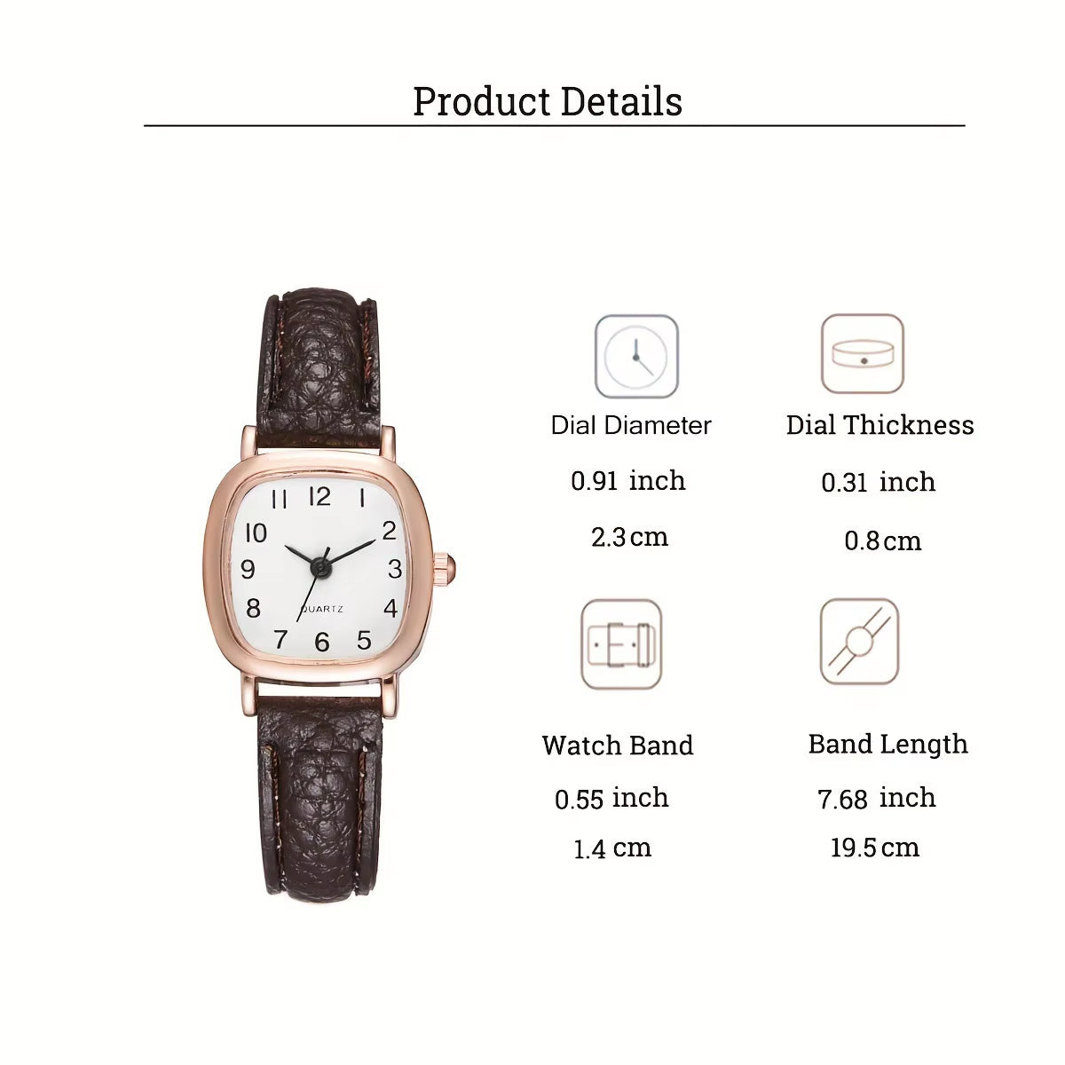 Signature Rétro – Montre Élégante pour Femme